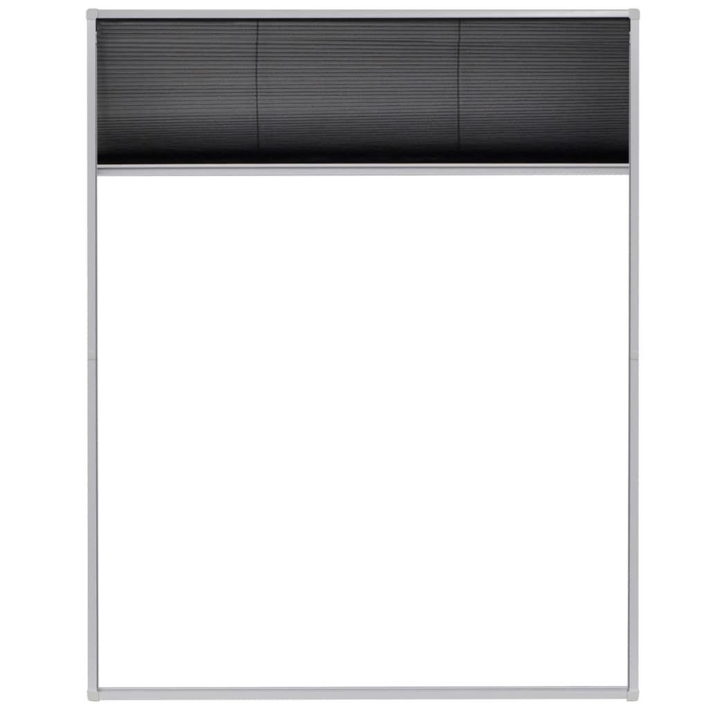 Vidaxl Raamhor Plissé 80x100 cm de aluminio