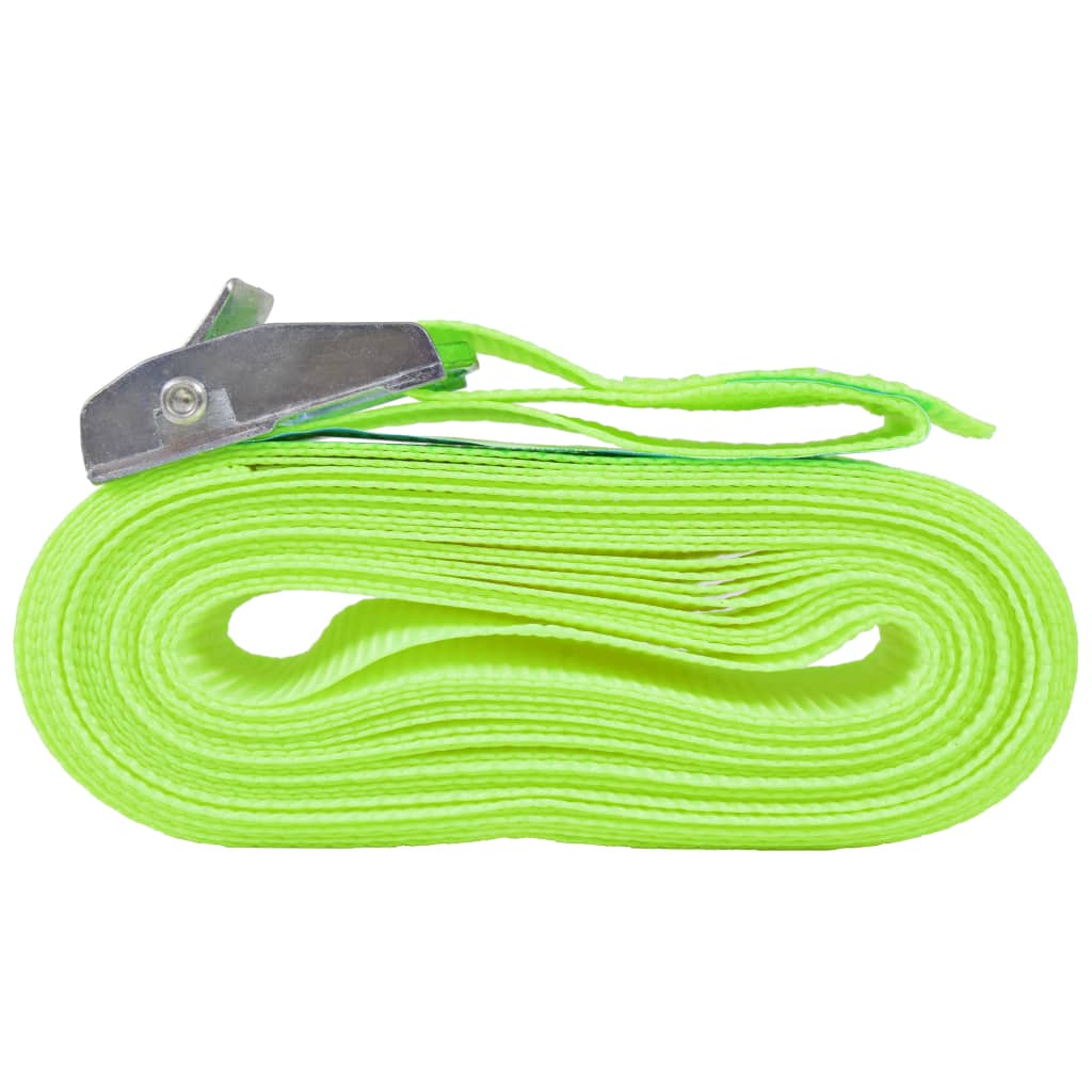 Pneumatici vidaxl 0,25 tonnellate 5mx25mm verde fluorescente 10 pezzi