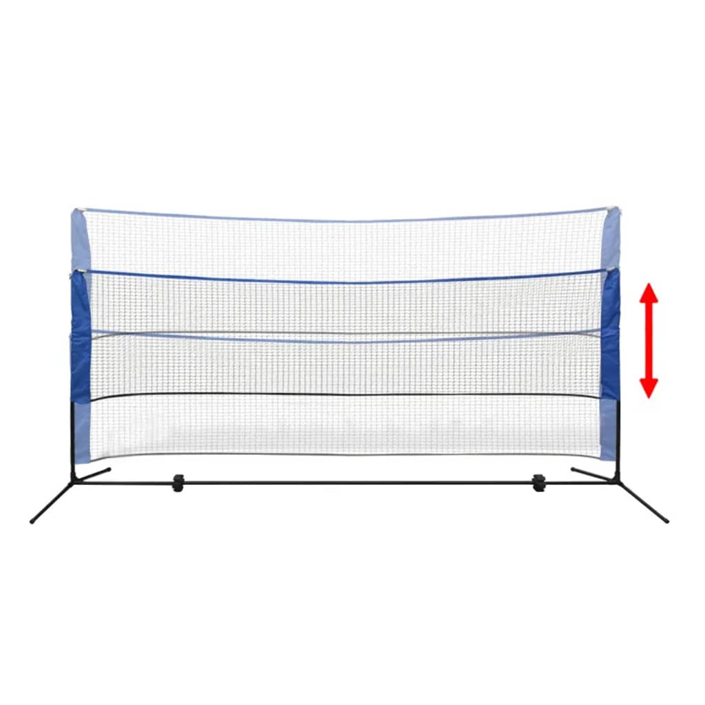 Vidaxl Badminton Net con navette 300x155 cm