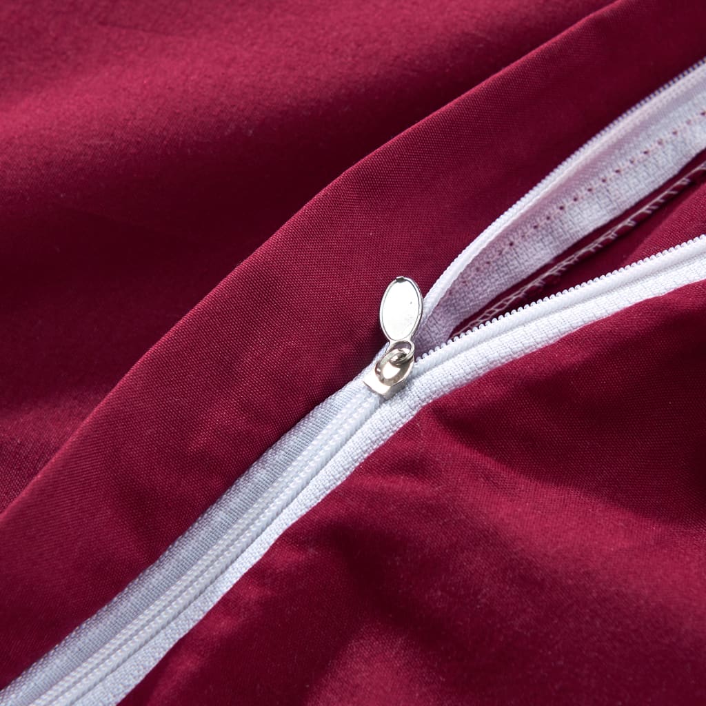 Set copripiumino Vidaxx 155x220 80x80 cm bordeaux