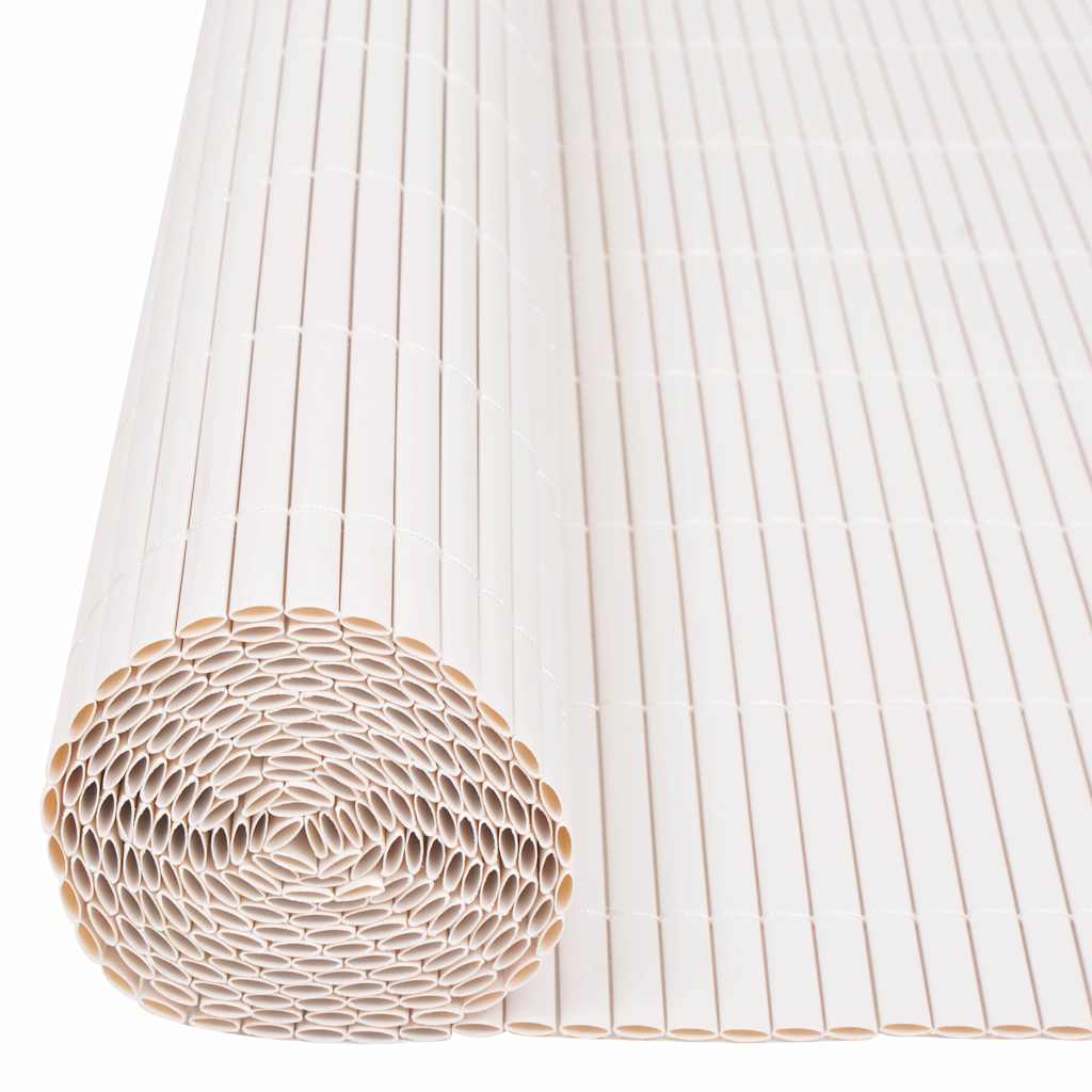 Vidaxx valla de jardín blanca 150 x 500 cm PVC