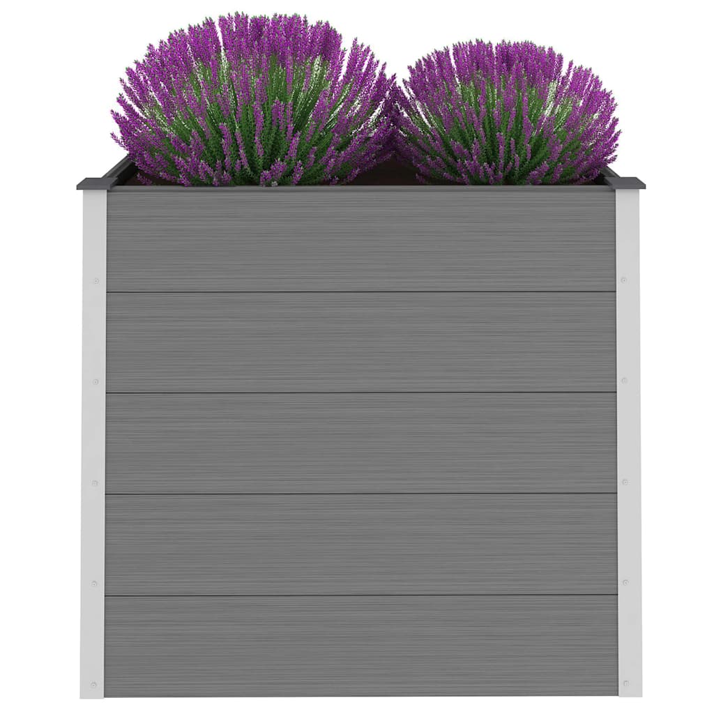 Vidaxl Planning Box elevado 100x50x91 cm HKC Gray