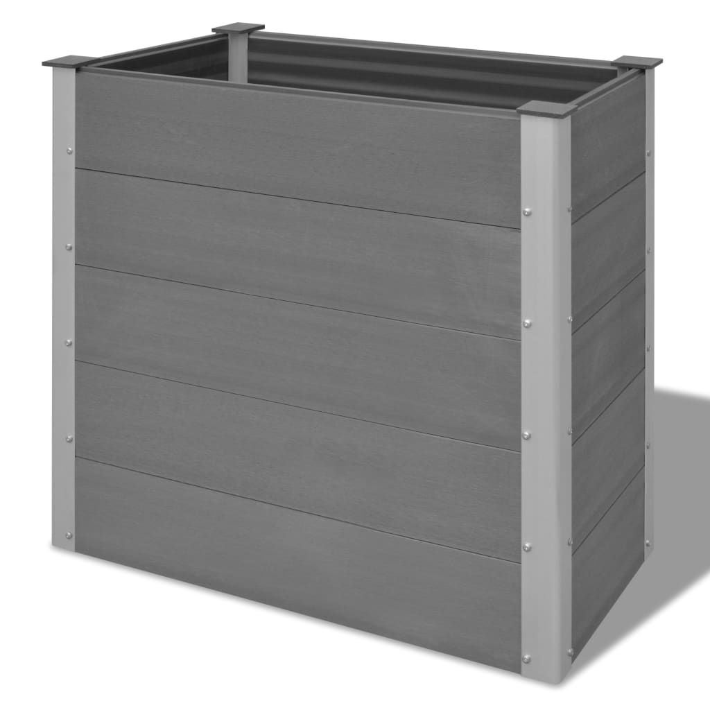 Vidaxl Planning Box elevado 100x50x91 cm HKC Gray