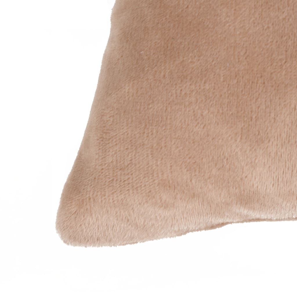 Cubiertas de cojín de Vidaxl 4 st 80x80 cm de tela beige