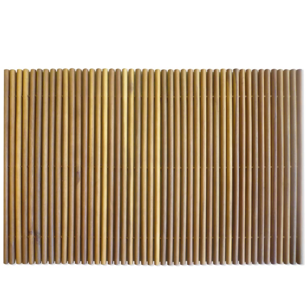 Vidaxl Bathmat 80x50 cm acacia madera