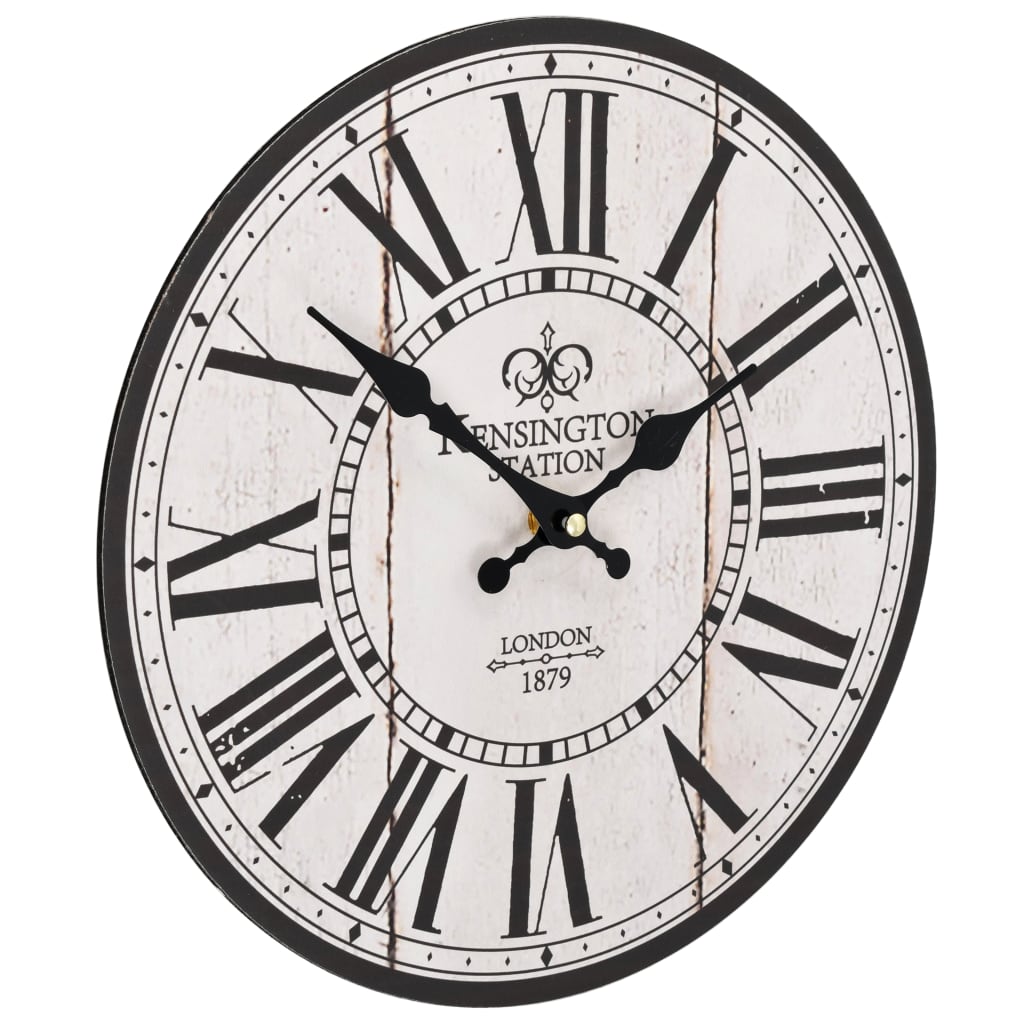 Vidaxl Wall Clock Vintage Style 30 cm Londra