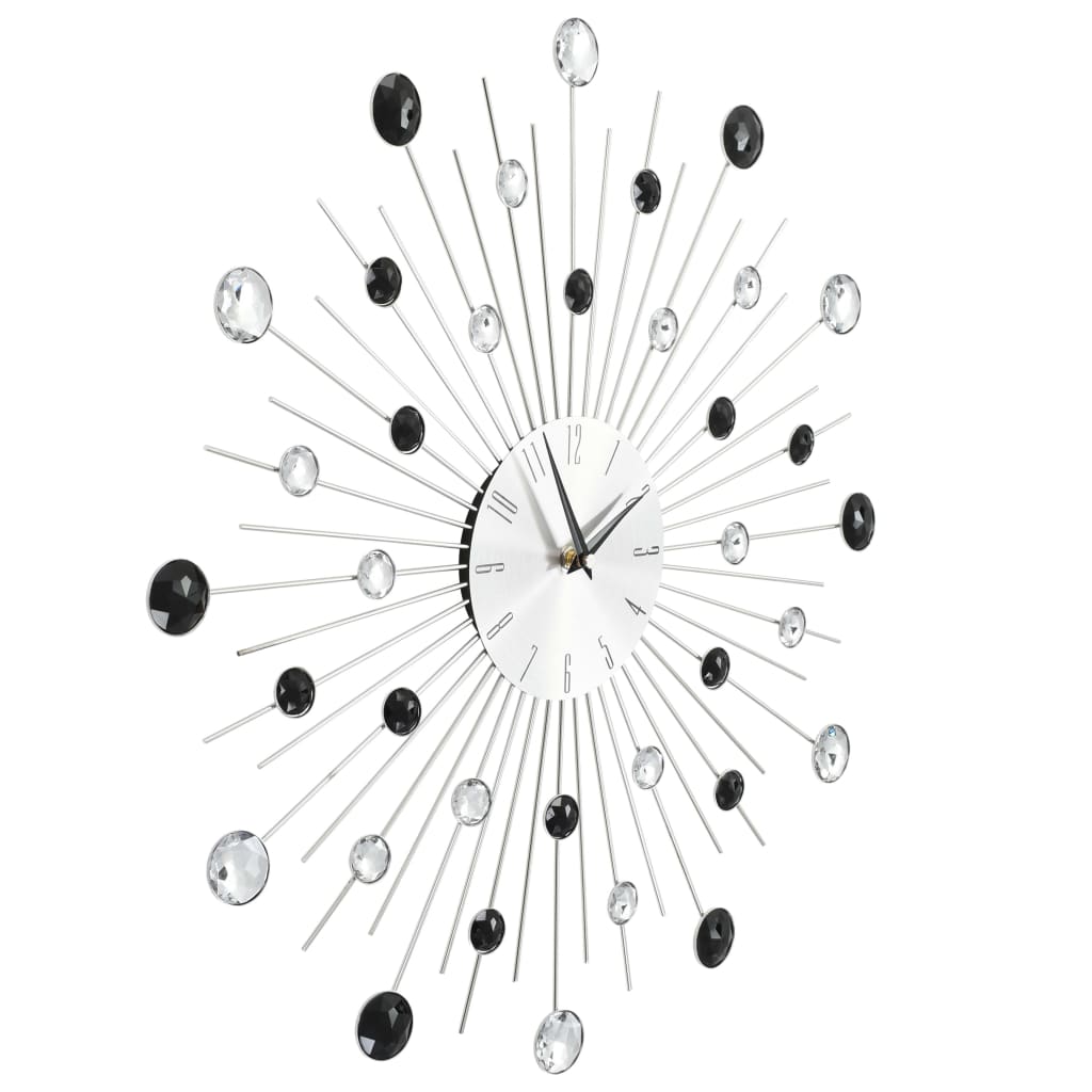 Reloj de pared Vidaxl con mecanismo de cuarzo de 50 cm Diseño moderno