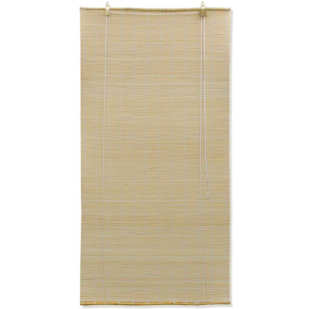 Vidaxl Roller Blind 140x220 cm Bamboo Natural