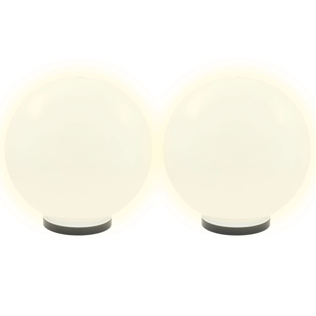 Lampade a lampadina a LED Vidaxl 2 pezzi round 40 cm PMMA