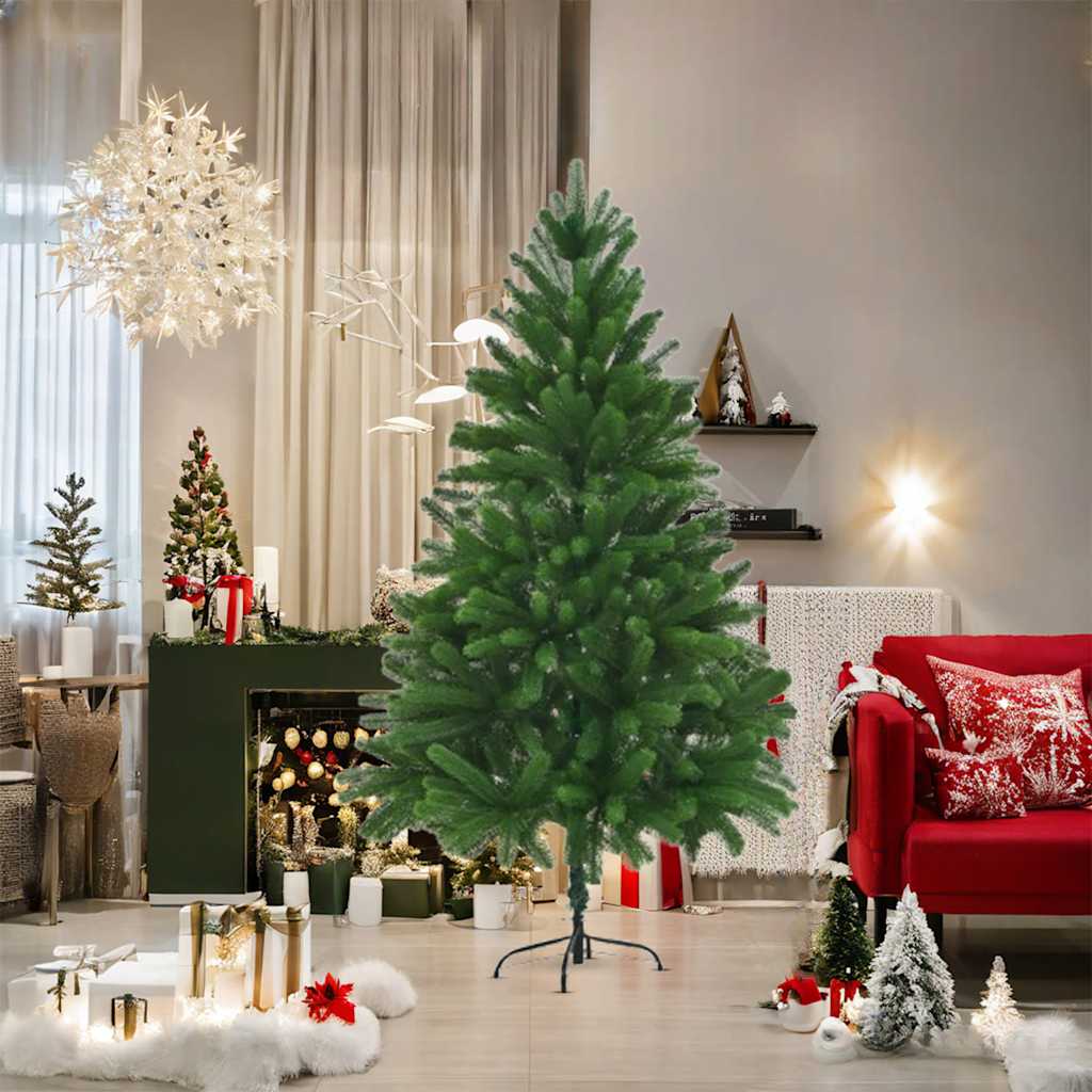 Vidaxl Kunstkerstboom con agujas realistas de 180 cm de verde