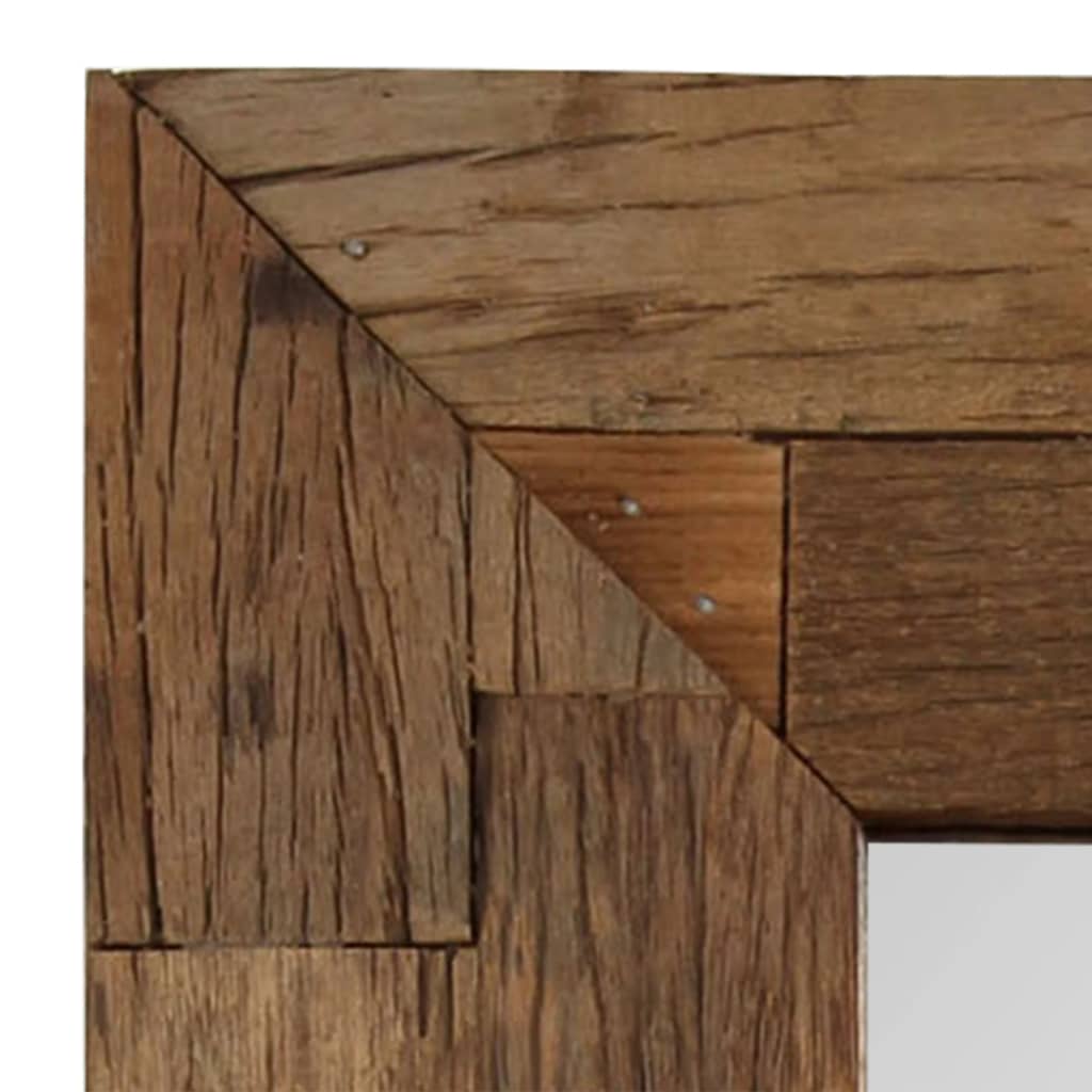 Vidaxl Mirror 50x80 cm de madera reciclada sólida