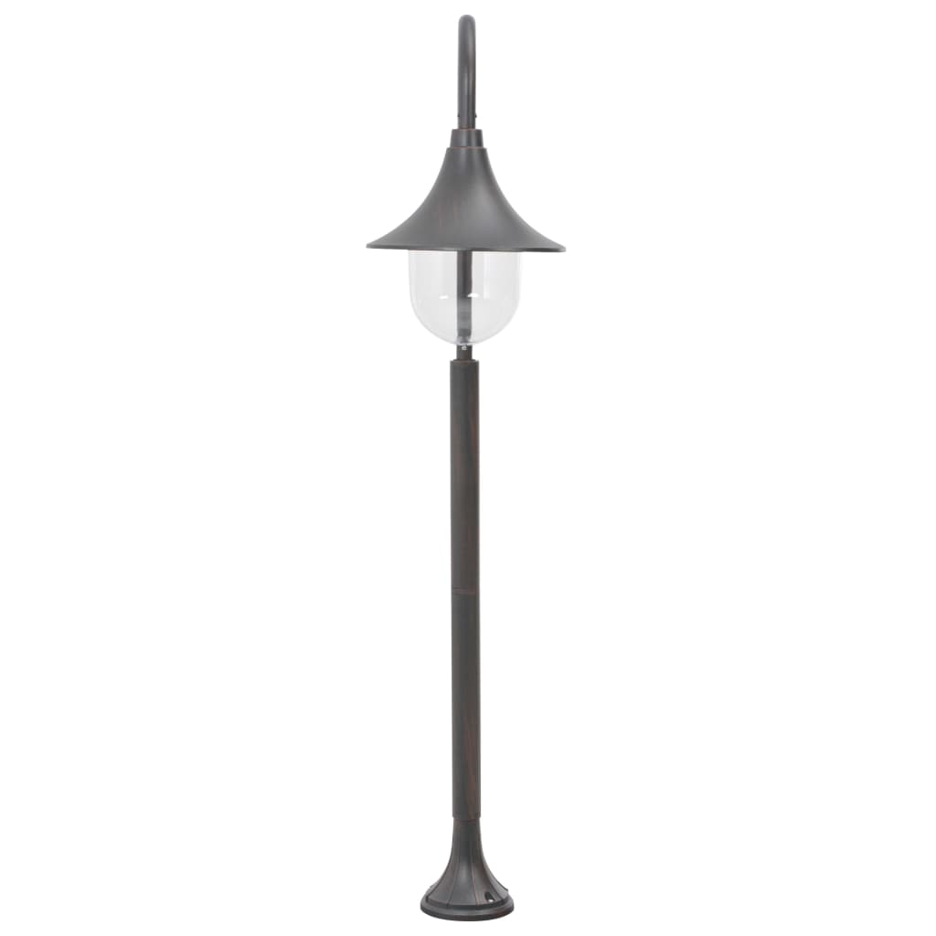 Vidaxl Pale Lighting Garden E27 120 cm Bronzo in alluminio