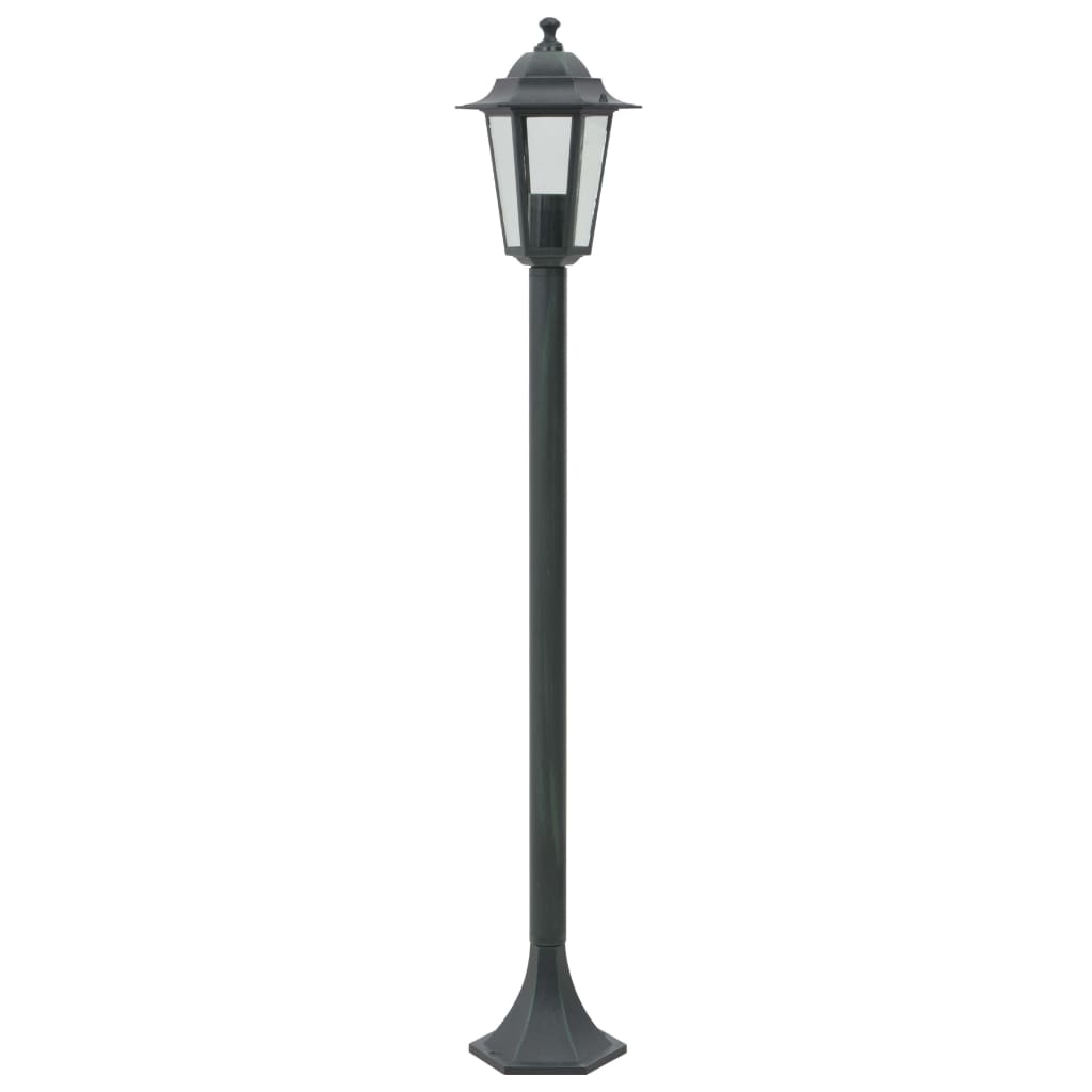 Vidaxl Piccolo l'illuminazione per il giardino E27 110 cm Aluminio verde scuro 6 STS