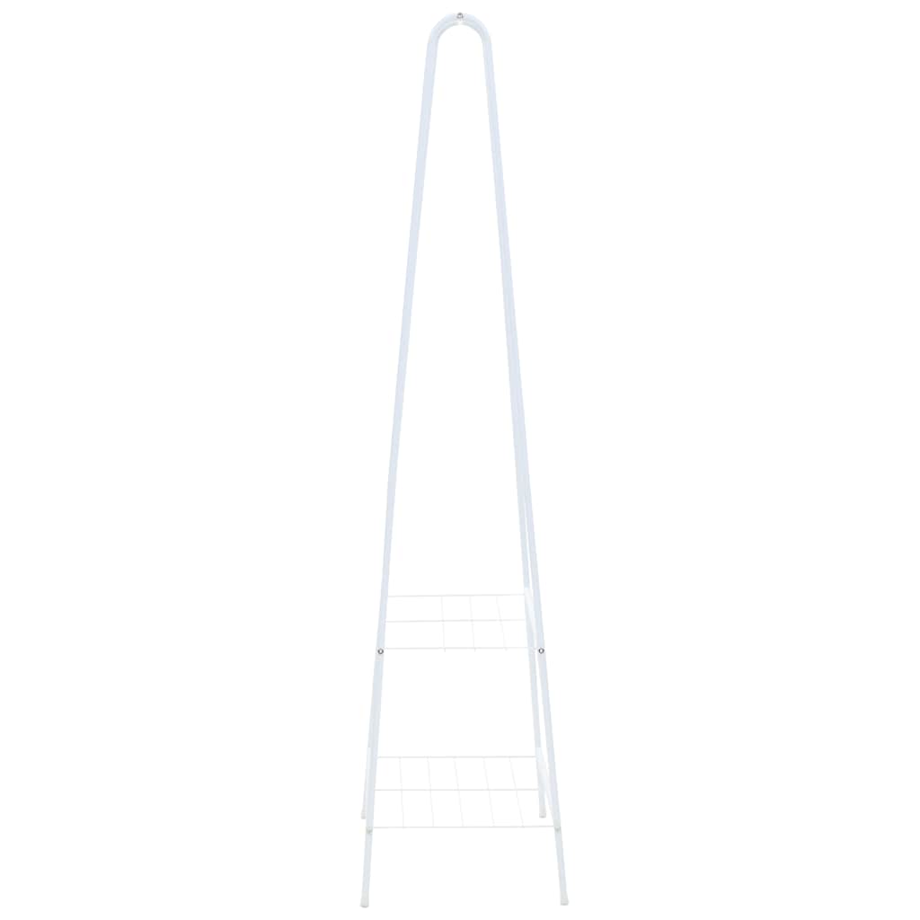 Rack per abbigliamento vidaxl 59x35x150 cm bianco