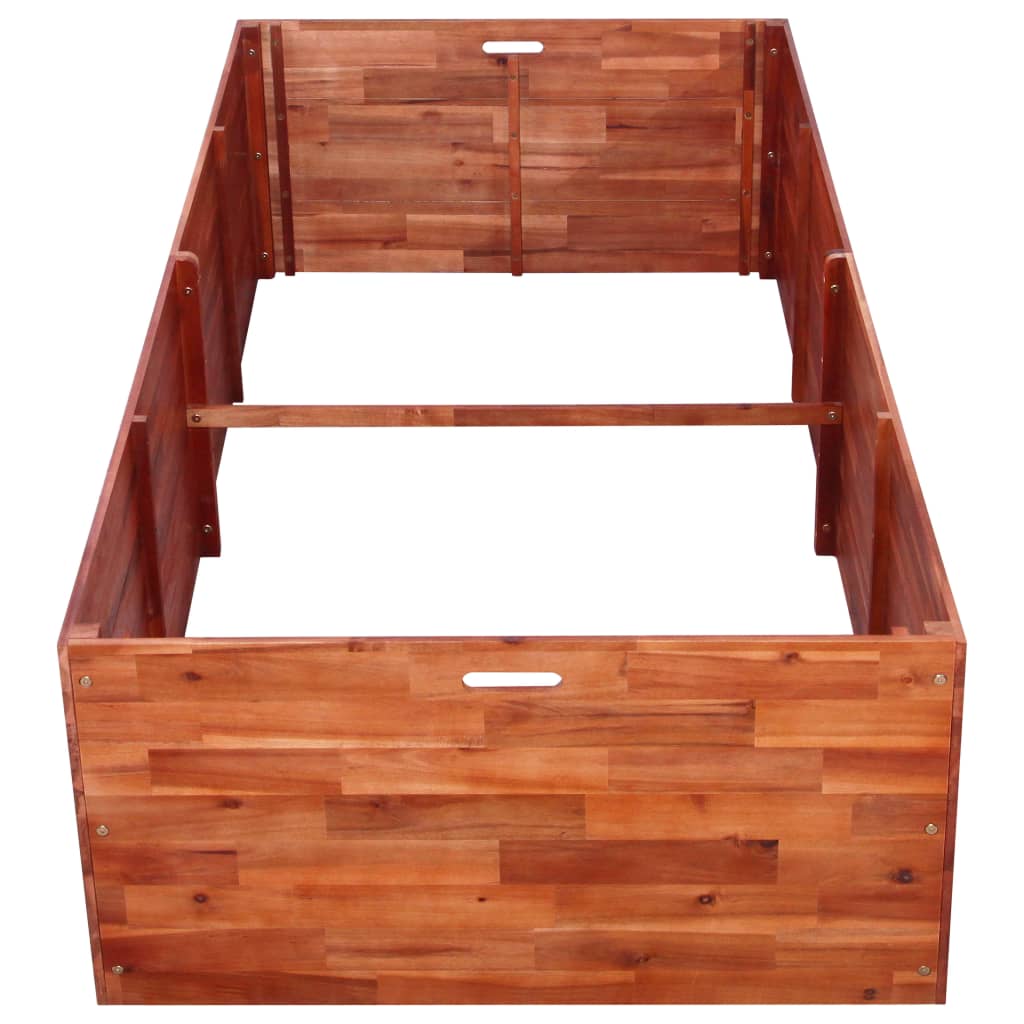 Vidaxl Planter recaudó 200x100x50 cm Acaciahout
