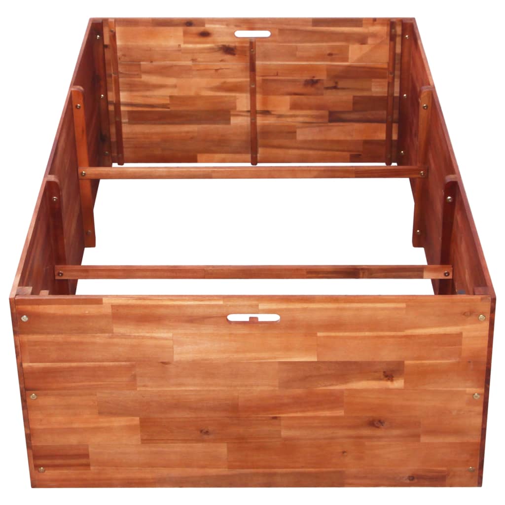 Vidaxl Planter recaudó 150x100x50 cm Acaciahout