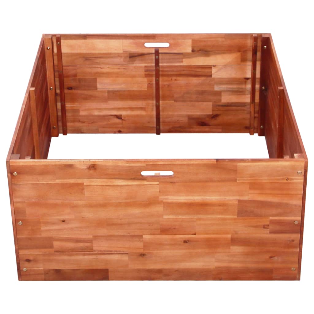 Vidaxl Planning Box recaudada 100x100x50 cm acacia madera