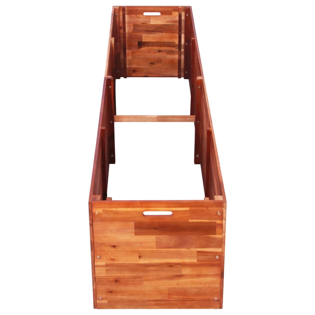 Vidaxl Planter recaudado 200x50x50 cm Acaciahout