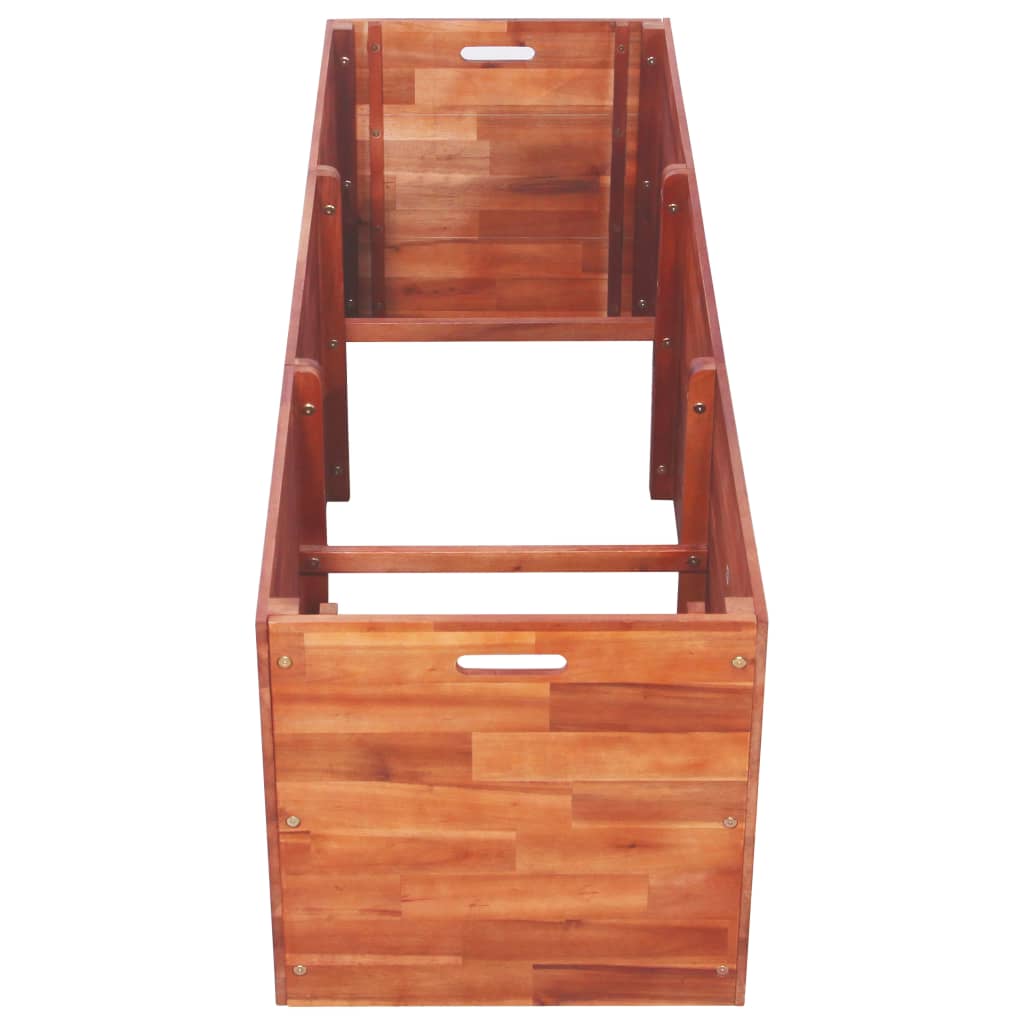 Vidaxl Planter recaudó 150x50x50 cm Acaciahout