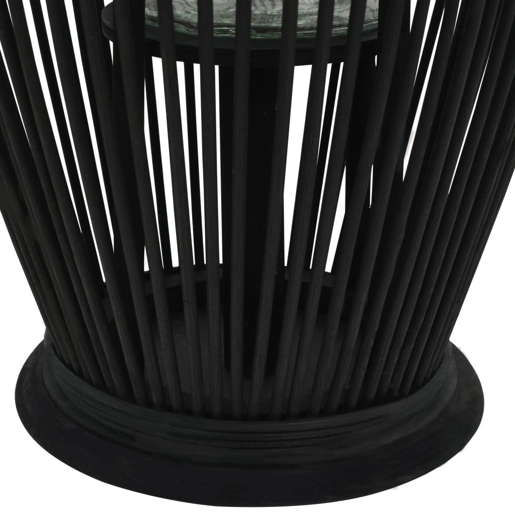 Porta di lanterna Vidaxl appeso a 60 cm di bambù nero