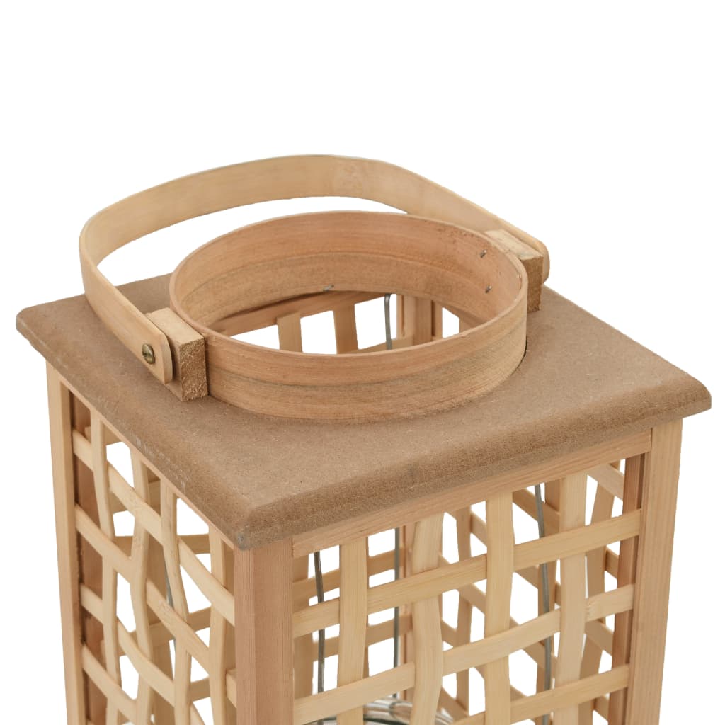 Porta di lanterna Vidaxl Bamboo Naturale