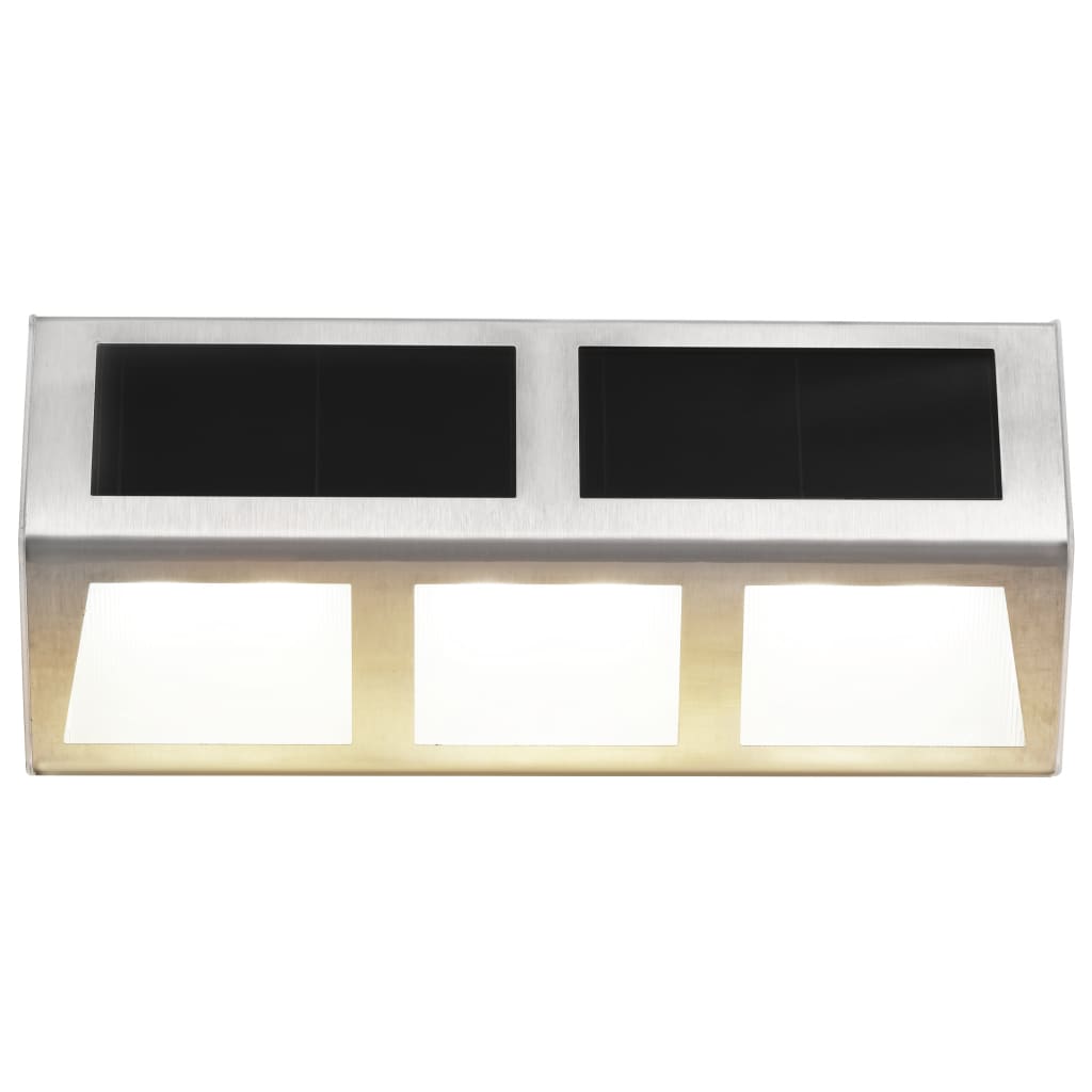VidaXL Solarlampen 4 st LED warmwit