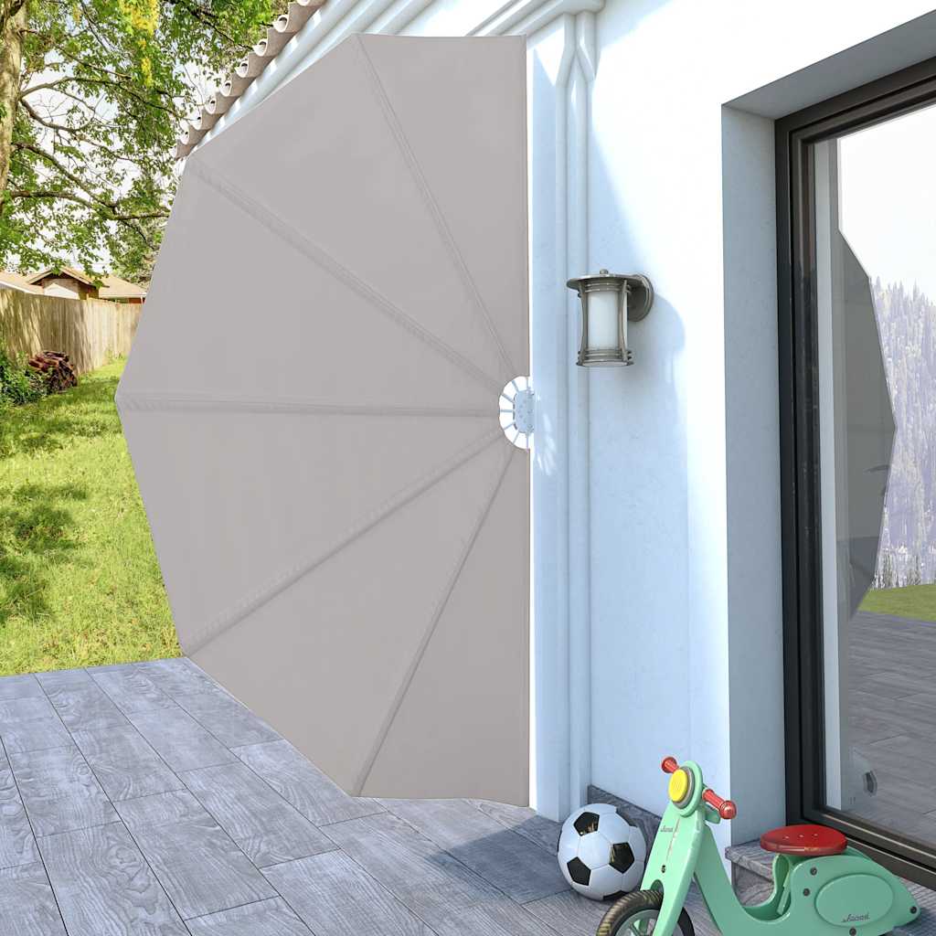 Vidaxx biombo de terraza plegable 160 cm crema
