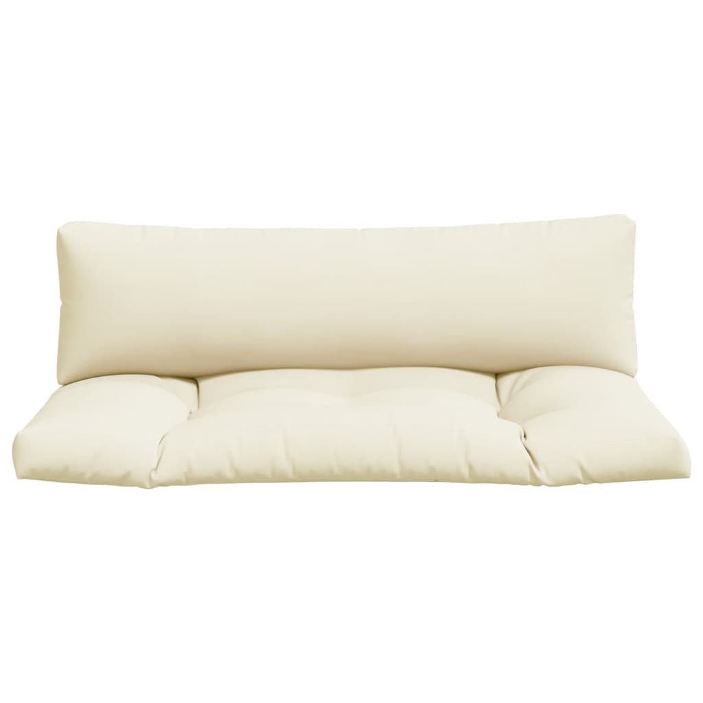 Cuscini di pallet Vidaxl 2 ST Fabric sabbia -colorata