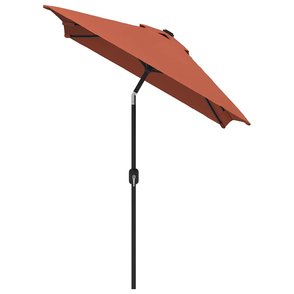 Vidaxl Parasol con polo metallico 300x200 cm Terracotta