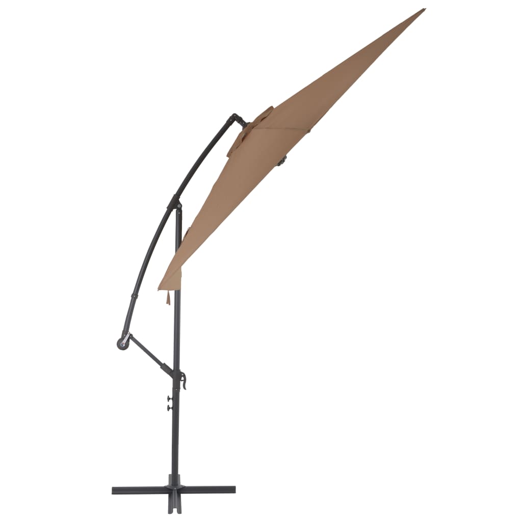 Parasol flotante de Vidaxl con polo de aluminio 300 cm Tope