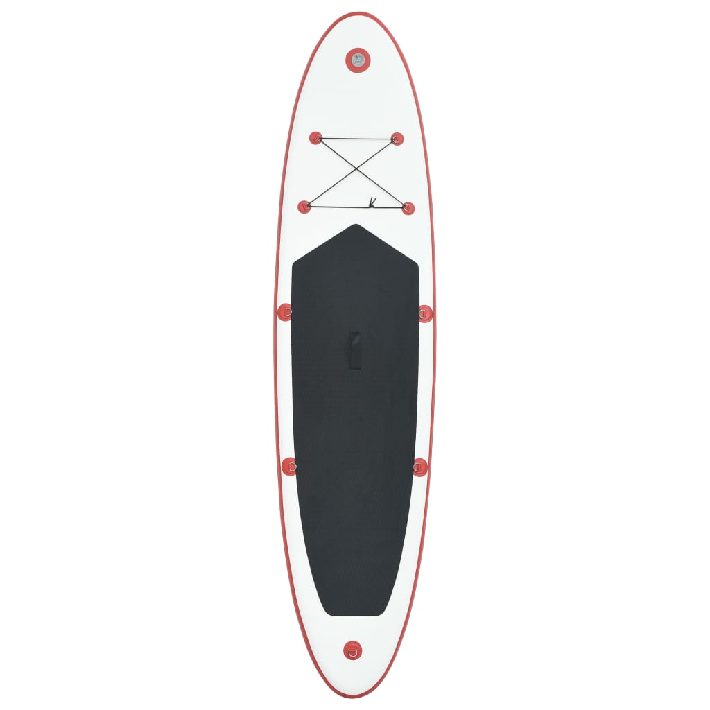 Vidaxl Stand-up Paddleboard inflable rojo y blanco
