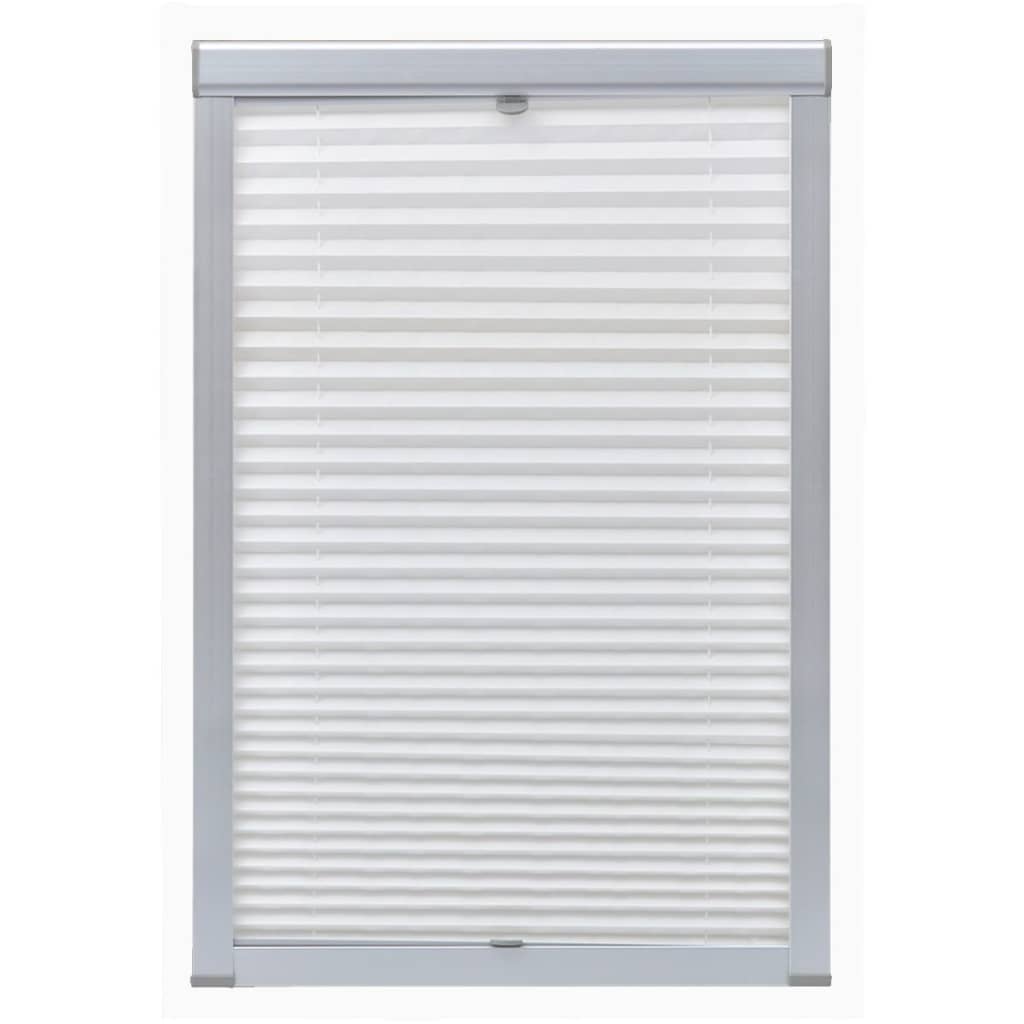 Vidaxl Roller Blind Blanco plisado MK08