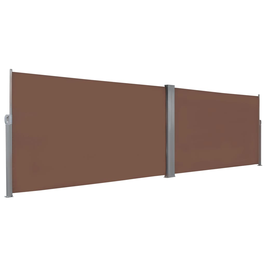 Parabrisas Vidaxl extensible 160x600 cm marrón