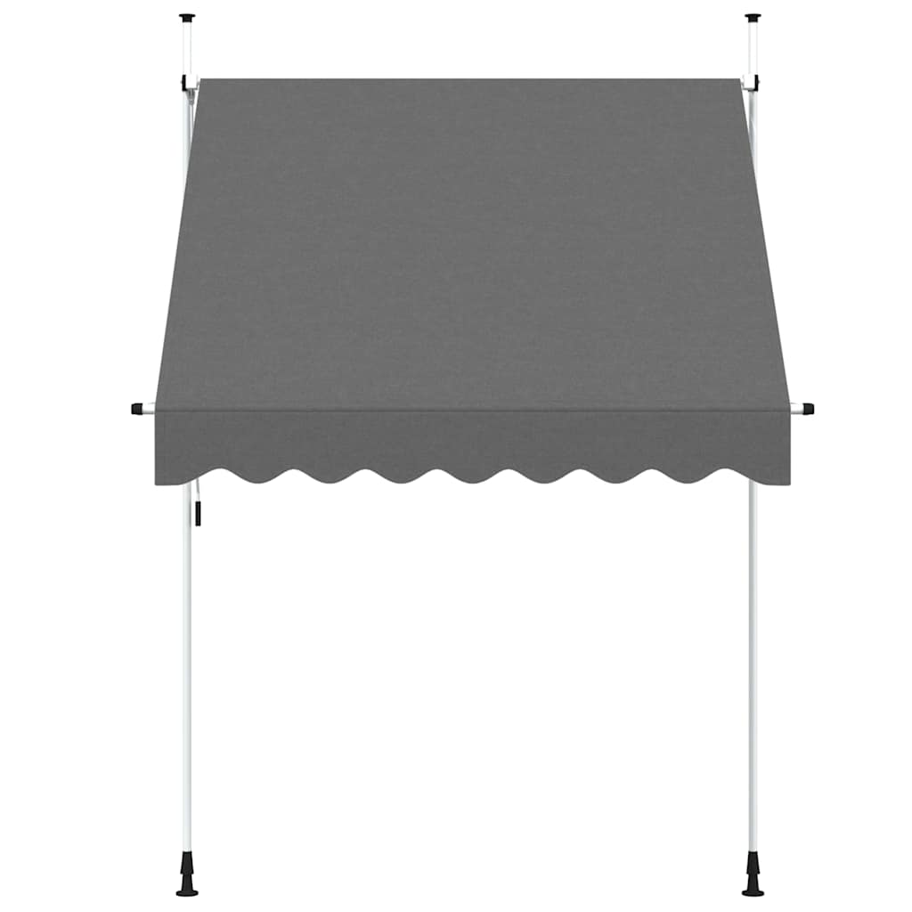 Vidaxl Luifel extrae manualmente 200 cm de antracita