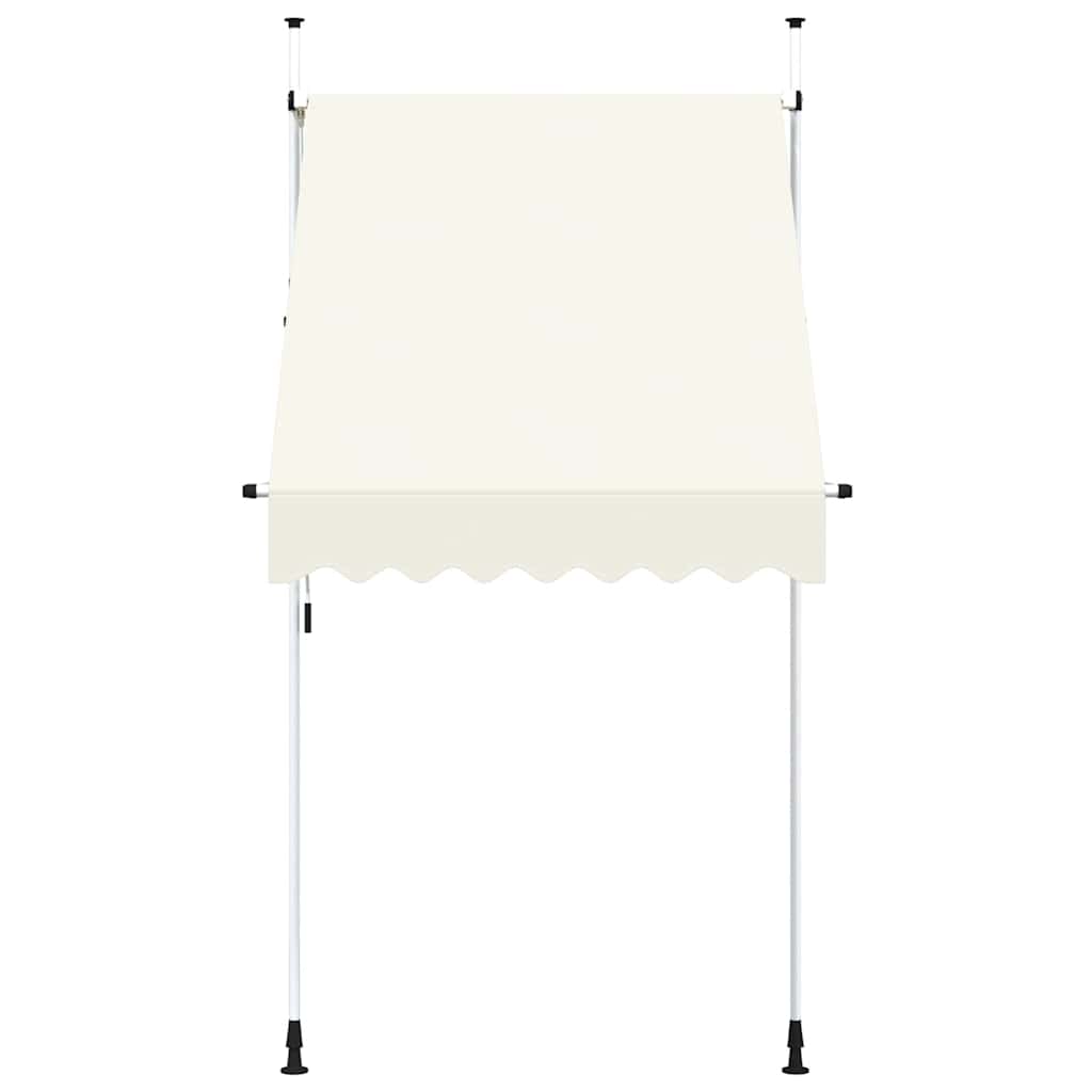 Vidaxl Luifel extiende manualmente la crema de 150 cm