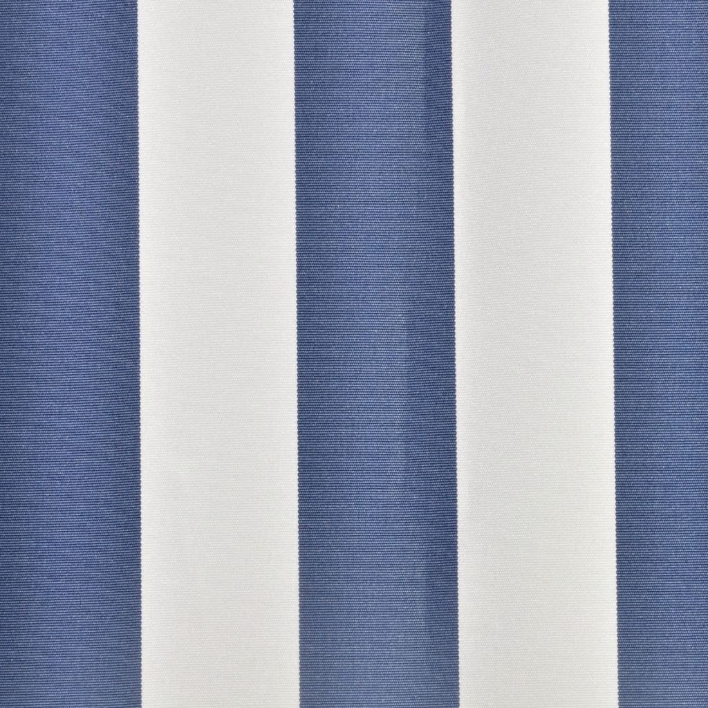 Vidaxl Laifeldoek 350x250 cm lona azul y blanco