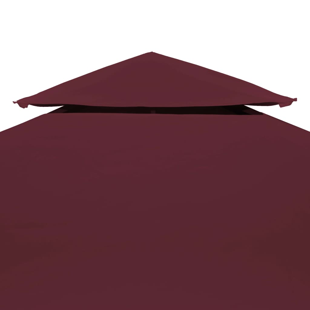 Vidaxl Prieverkak 2 capas 4x3m 310 g m² Burdeos