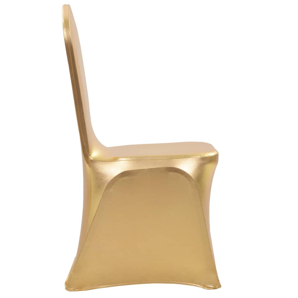 Vidaxl 6 sillas sillas de oro estiramiento de oro