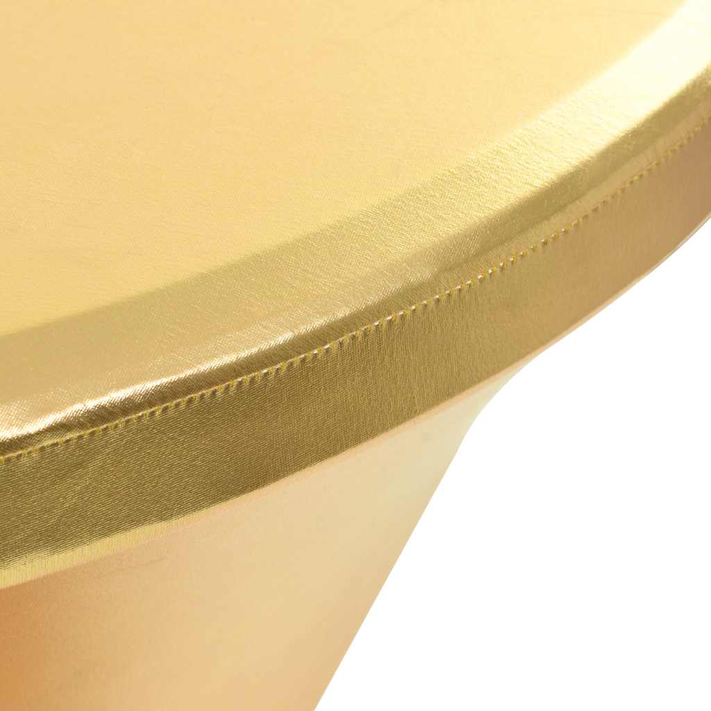 Vidaxl 2 cubiertas de mesa estiramiento de 60 cm de oro