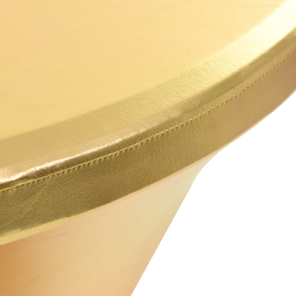 Vidaxl 2 cubiertas de mesa STRING 70 cm de oro