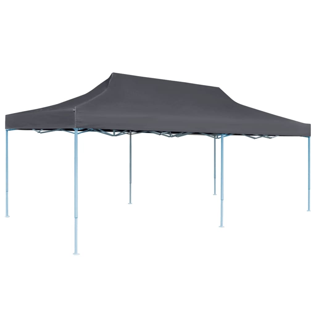 Vidaxl PartyTent Pop-up pieghevole con pareti laterali 3x6 M Antracite