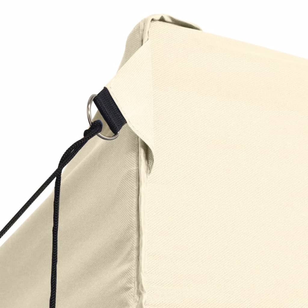 Tienda plegable Vidaxl con 3 paredes 3x4.5 m de crema