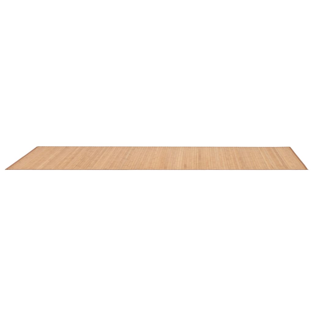 Vidaxl Carpet 80x300 cm Bamboo Brown