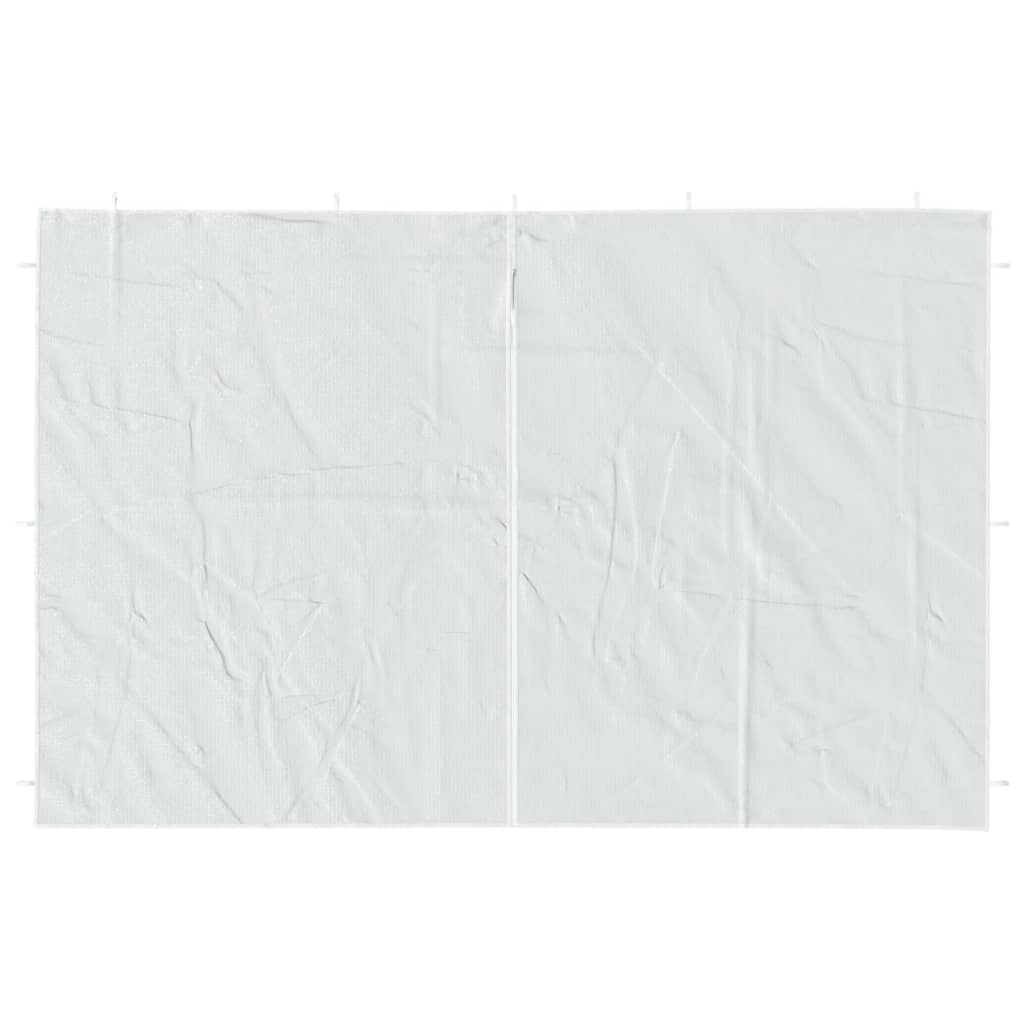 Paredes de tienda Vidaxl 2 st con cremallera PE White