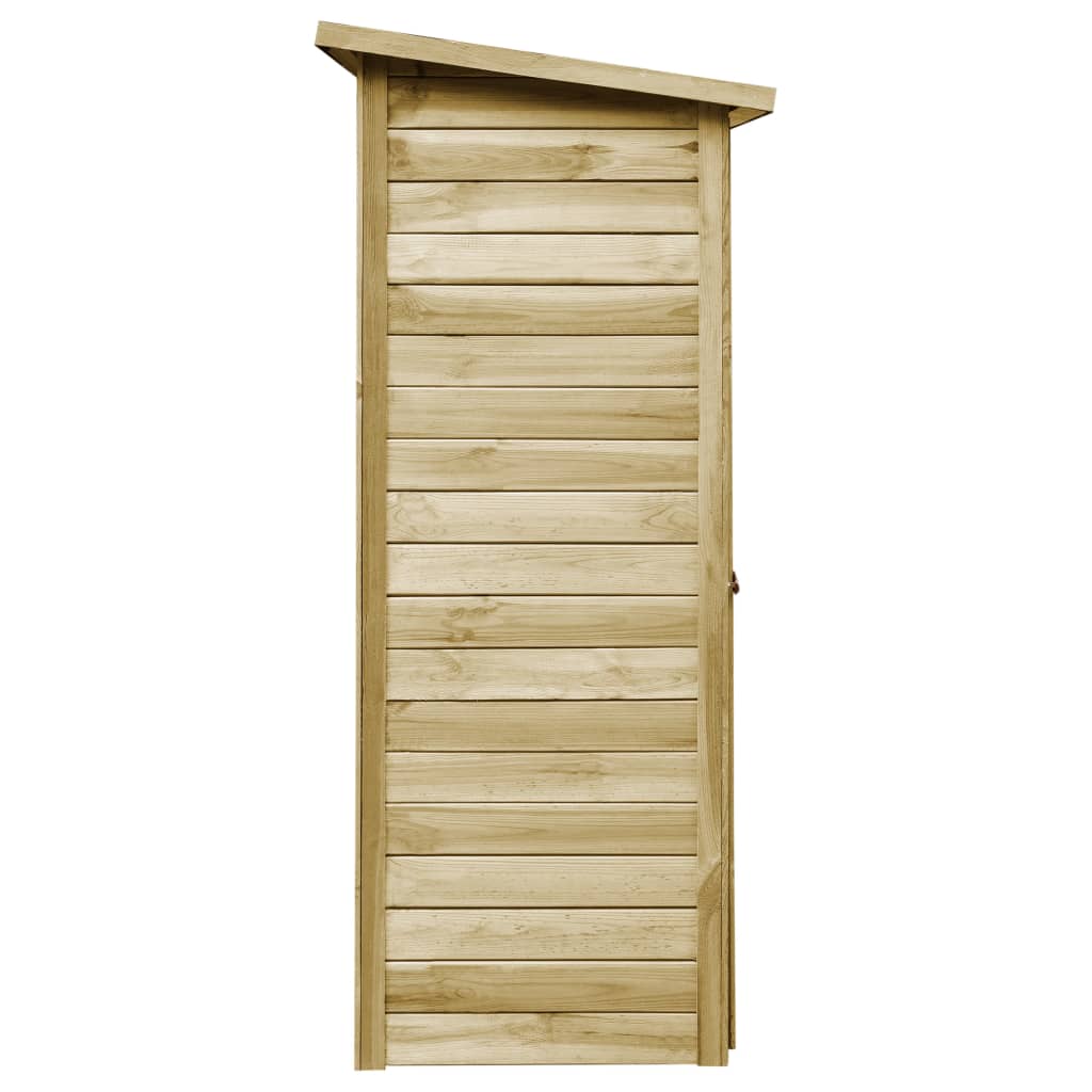 Vidaxl Tool Shed 88x76x175 cm de madera de pino impregnada
