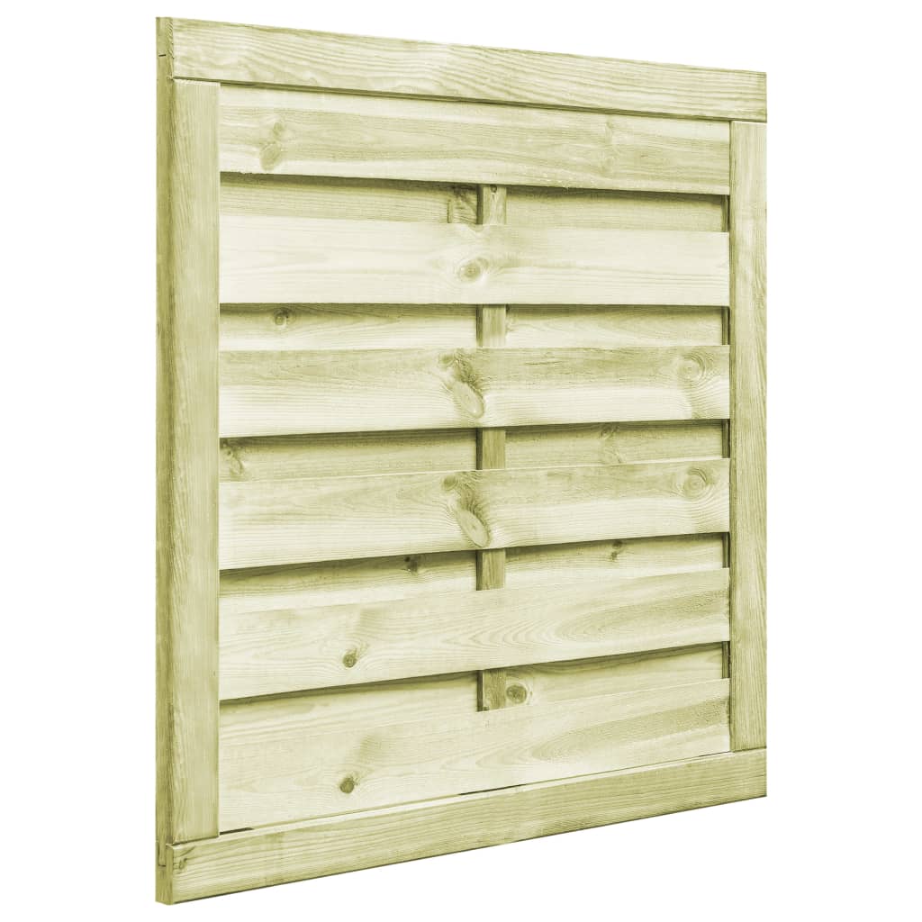 Vidaxl Poort 100x100 cm Green de madera de pino impregnada