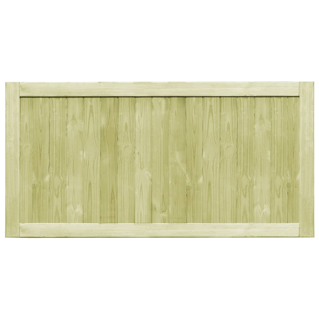 PORTS VIDAXL 2 PCS 300x75 cm Pine impregnato