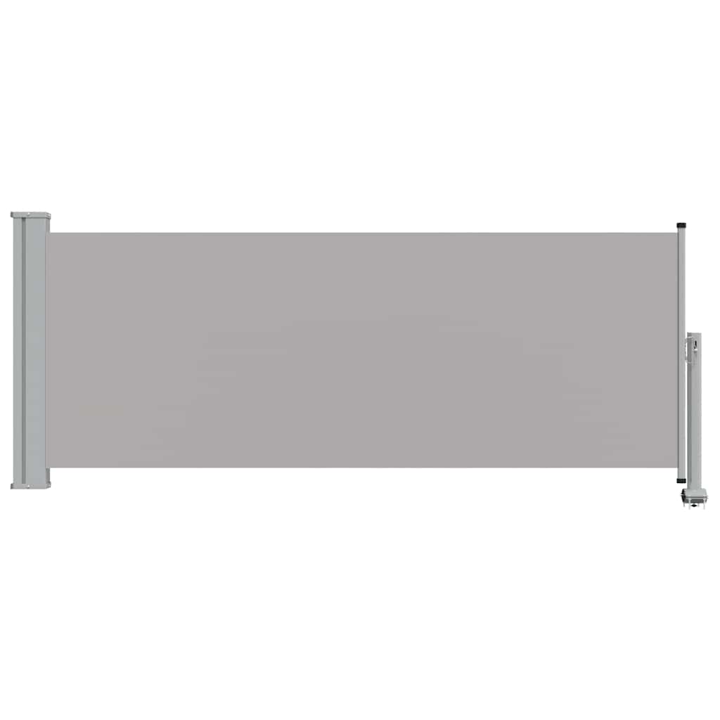 Pantalla de jardín Vidaxl extensible 100x300 cm de gris