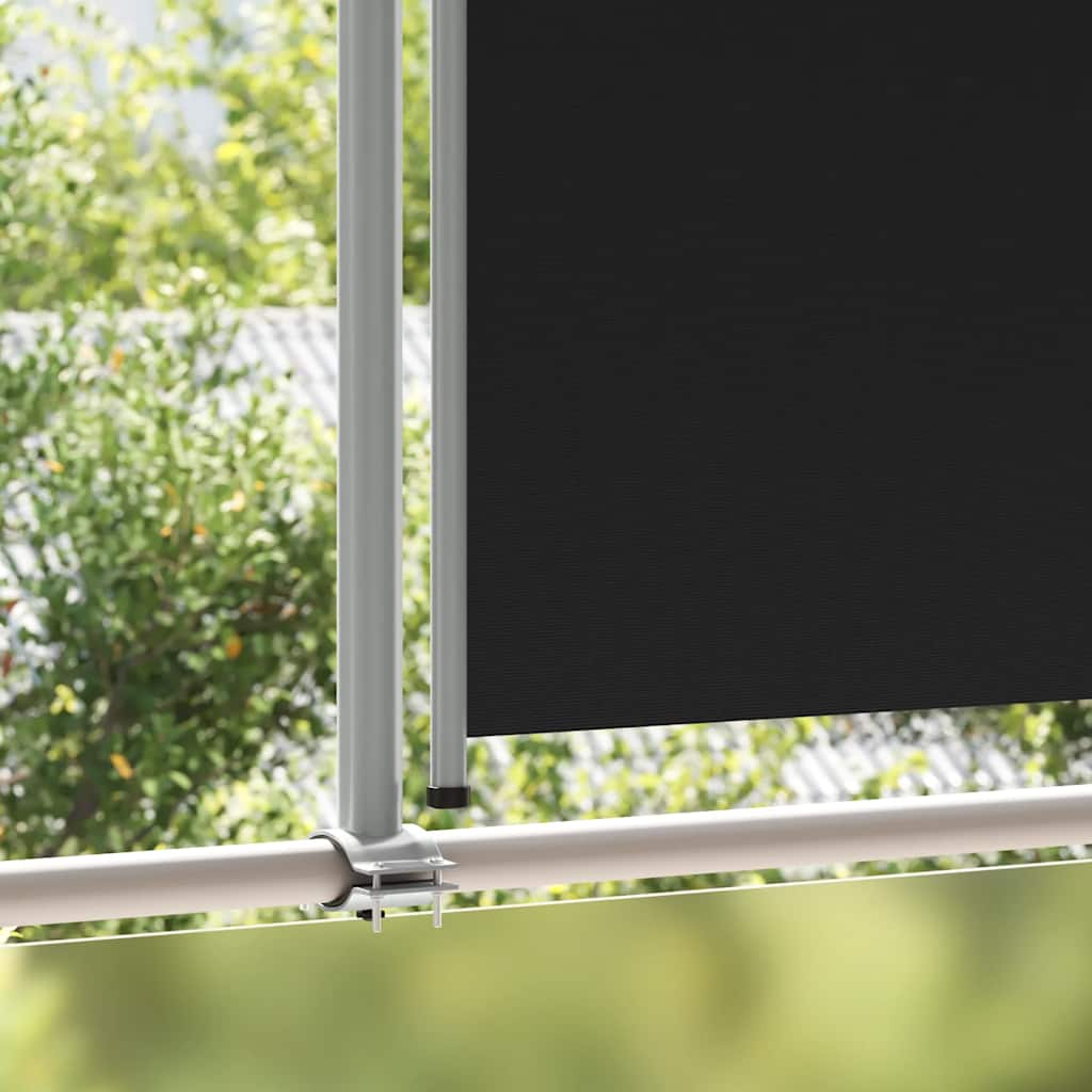 Pantalla de jardín Vidaxl extensible 160x300 cm Negro