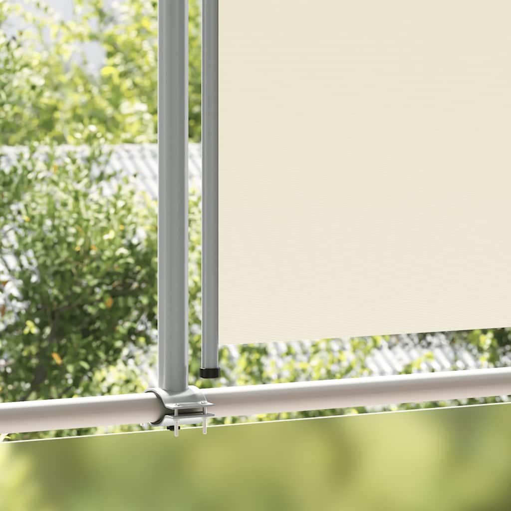 Vidaxl tuinscherm uittrekbaar 160x300 cm crèmekleurig